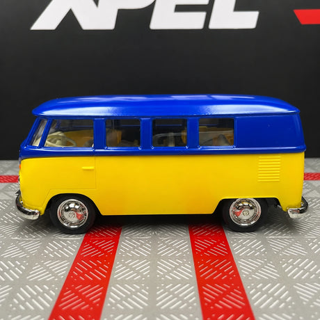 Volkswagen 1963 T1 Giallo e Blu 1:36 – Modello Pressofuso per esposizione pressofusa