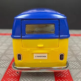 [TOY] 1:36 Volkswagen 1963 T1 Yellow Blue Model Car Die-Cast