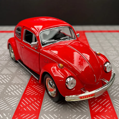 [TOY] 1:36 Volkswagen 1967 Beetle Glossy rosso modellino di auto Die-Cast