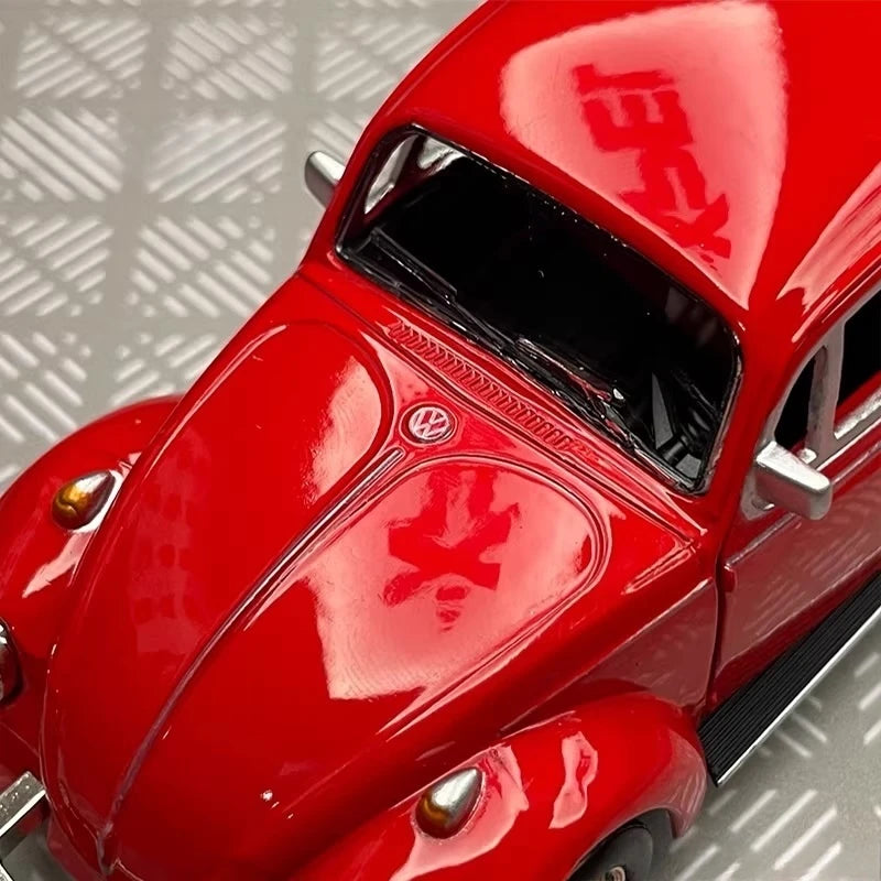 [TOY] 1:36 Volkswagen 1967 Beetle glanzend rood modelauto Die-Cast