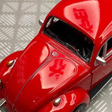 [TOY] 1:36 Volkswagen 1967 Beetle glanzend rood modelauto Die-Cast