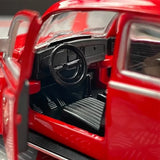 [TOY] 1:36 Volkswagen 1967 Beetle glanzend rood modelauto Die-Cast