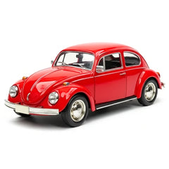 [TOY] 1:36 Volkswagen 1967 Beetle Glossy Red Model Car Die-Cast
