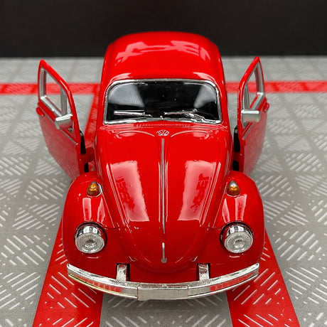 [TOY] 1:36 Volkswagen 1967 Beetle Glossy rosso modellino di auto Die-Cast