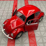 [TOY] 1:36 Volkswagen 1967 Beetle glanzend rood modelauto Die-Cast