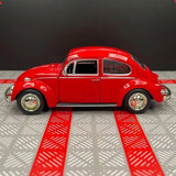 [TOY] 1:36 Volkswagen 1967 Beetle glanzend rood modelauto Die-Cast