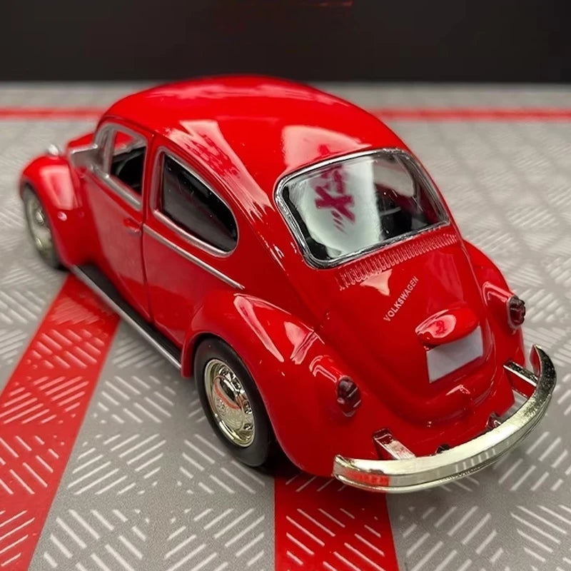 [TOY] 1:36 Volkswagen 1967 Beetle glanzend rood modelauto Die-Cast