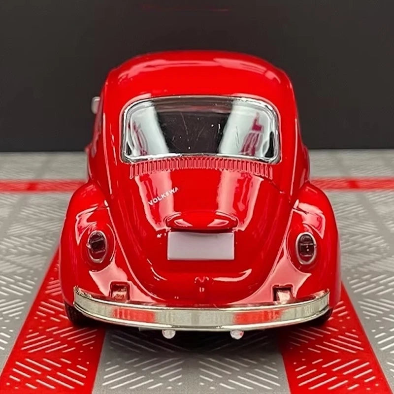 [TOY] 1:36 Volkswagen 1967 Beetle Glossy Red Model Car Die-Cast