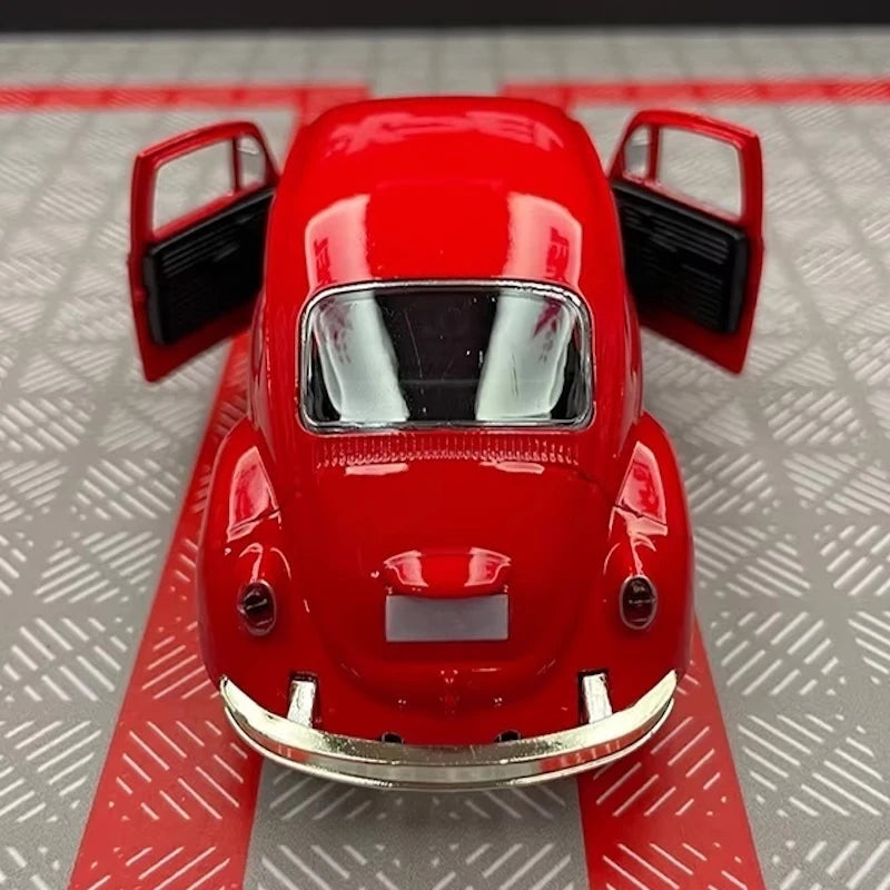 [TOY] 1:36 Volkswagen 1967 Beetle Glossy Red Model Car Die-Cast