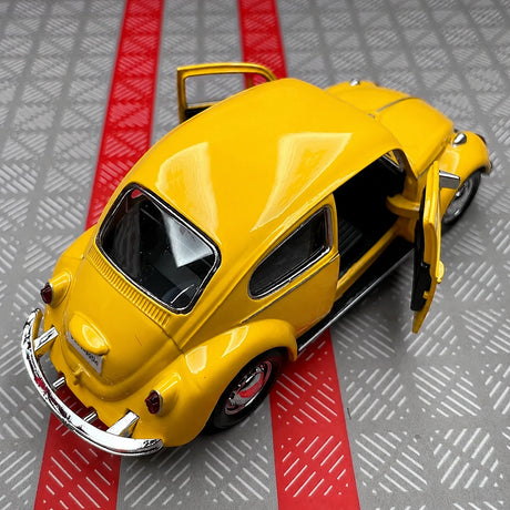 [TOY] 1:36 Volkswagen 1967 Beetle Glossy giallo modellino di auto Die-Cast