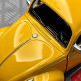 [TOY] 1:36 Volkswagen 1967 Beetle Glossy Yellow Model Car Die-Cast