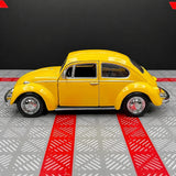 [TOY] 1:36 Volkswagen 1967 Beetle Glossy Yellow Model Car Die-Cast
