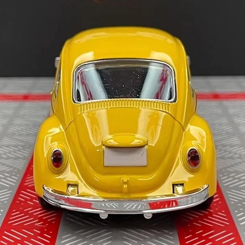 [TOY] 1:36 Volkswagen 1967 Beetle Glossy Yellow Model Car Die-Cast
