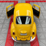 [TOY] 1:36 Volkswagen 1967 Beetle Glossy Yellow Model Car Die-Cast