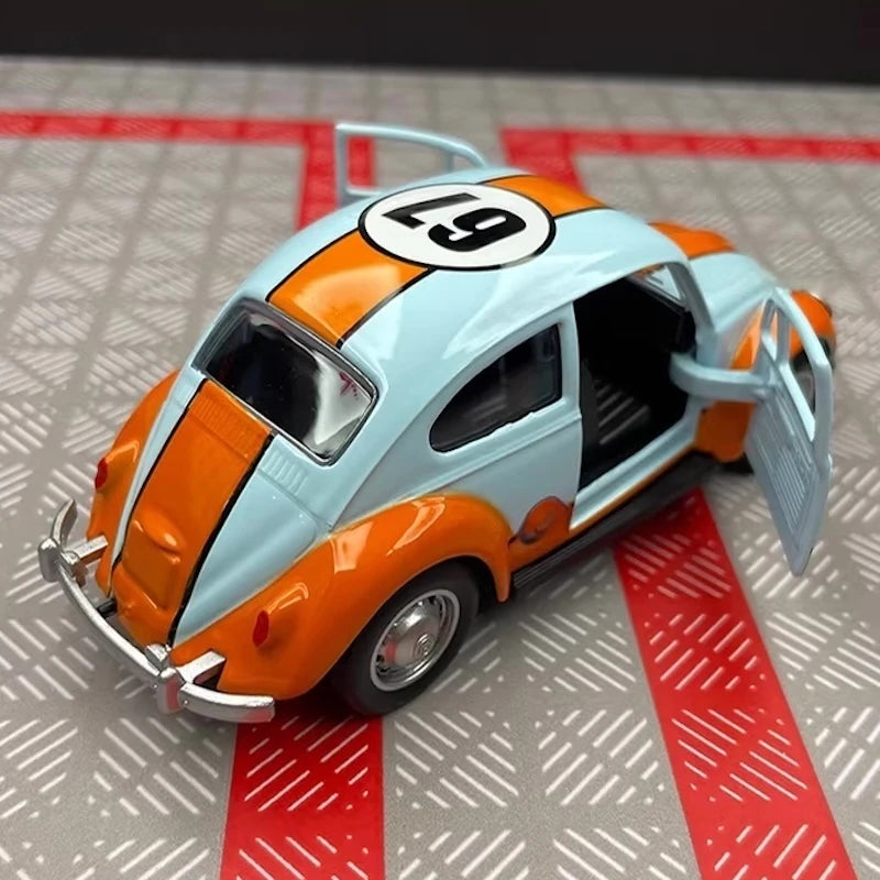 [TOY] 1:36 Volkswagen 1967 Beetle Gulf Model Car Die-Cast