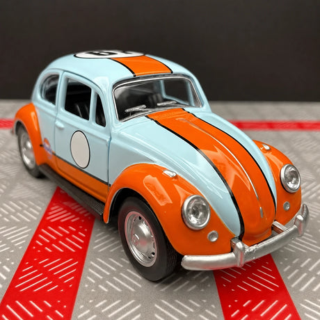 [TOY] 1:36 Volkswagen 1967 Beetle Gulf modellino di auto Die-Cast