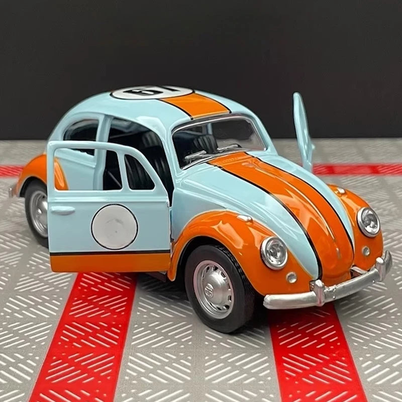 [TOY] 1:36 Volkswagen 1967 Beetle Gulf Model Car Die-Cast