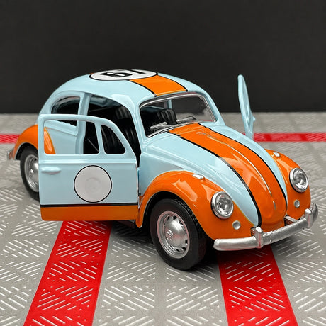 [TOY] 1:36 Volkswagen 1967 Beetle Gulf modellino di auto Die-Cast