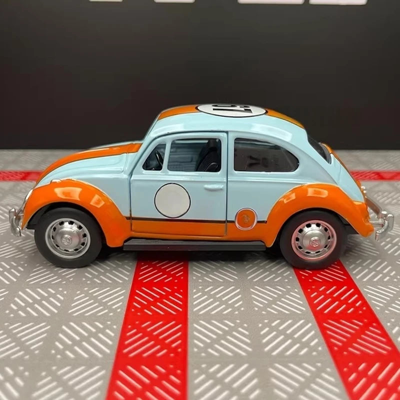 [TOY] 1:36 Volkswagen 1967 Beetle Gulf Model Car Die-Cast