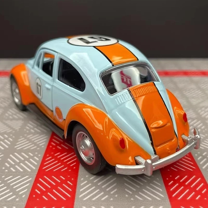 [TOY] 1:36 Volkswagen 1967 Beetle Gulf Model Car Die-Cast