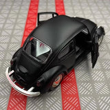 [TOY] 1:36 Volkswagen 1967 Beetle Matte Black Model Car Die-Cast