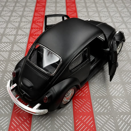 [TOY] 1:36 Volkswagen 1967 Beetle opaco nero modellino di auto Die-Cast