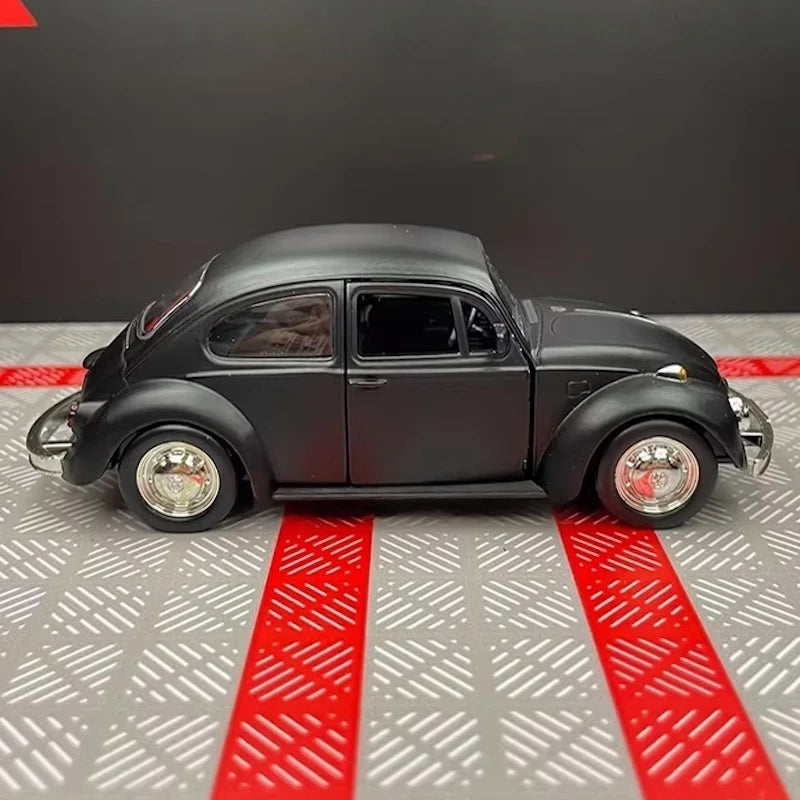 [TOY] 1:36 Volkswagen 1967 Beetle Matte Black Model Car Die-Cast