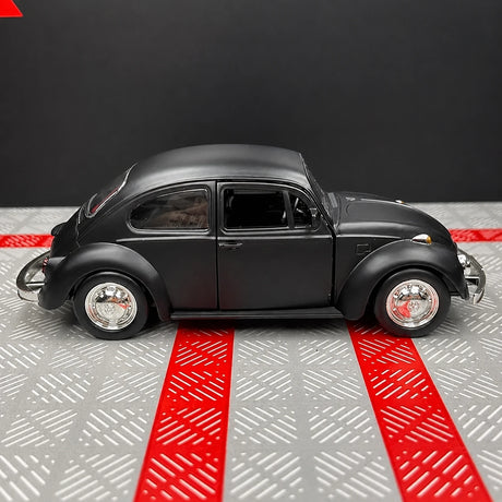[TOY] 1:36 Volkswagen 1967 Beetle opaco nero modellino di auto Die-Cast