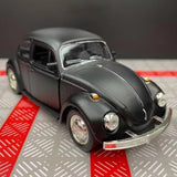 [TOY] 1:36 Volkswagen 1967 Beetle Matte Black Model Car Die-Cast