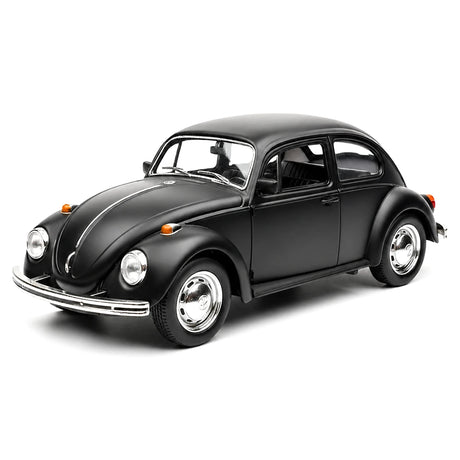 [TOY] 1:36 Volkswagen 1967 Beetle opaco nero modellino di auto Die-Cast