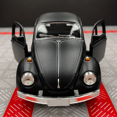 [TOY] 1:36 Volkswagen 1967 Beetle opaco nero modellino di auto Die-Cast