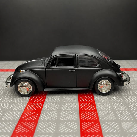 [TOY] 1:36 Volkswagen 1967 Beetle opaco nero modellino di auto Die-Cast