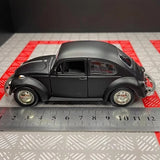 [TOY] 1:36 Volkswagen 1967 Beetle Matte Black Model Car Die-Cast