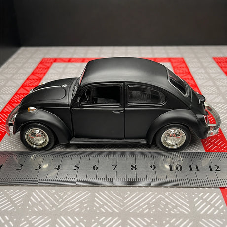 [TOY] 1:36 Volkswagen 1967 Beetle opaco nero modellino di auto Die-Cast