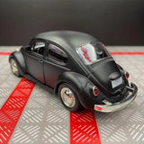 [TOY] 1:36 Volkswagen 1967 Beetle Matte Black Model Car Die-Cast