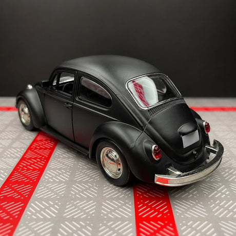 [TOY] 1:36 Volkswagen 1967 Beetle opaco nero modellino di auto Die-Cast