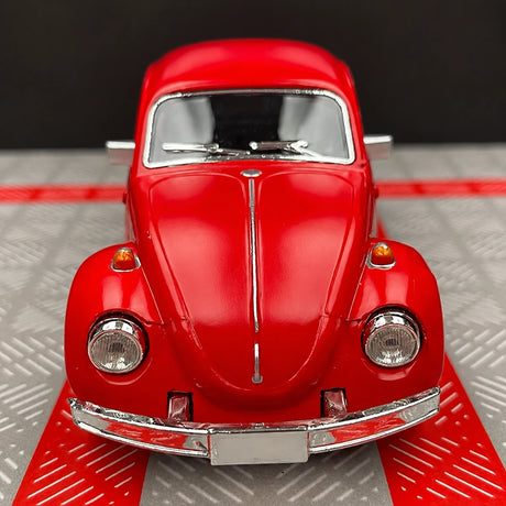 [TOY] 1:36 Volkswagen 1967 Beetle opaco rosso modellino di auto Die-Cast