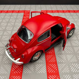 Volkswagen 1967 Beetle Matte Red 1:36 – Diecast Display Model Die-Cast