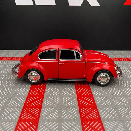 [TOY] 1:36 Volkswagen 1967 Beetle opaco rosso modellino di auto Die-Cast