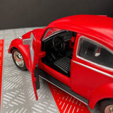 Volkswagen 1967 Beetle Matte Red 1:36 – Diecast Display Model Die-Cast