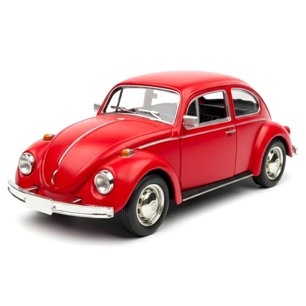 [TOY] 1:36 Volkswagen 1967 Beetle Matte Red Model Car Die-Cast