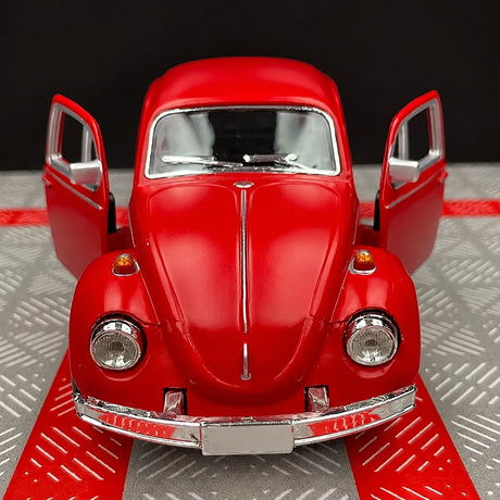 [TOY] 1:36 Volkswagen 1967 Beetle opaco rosso modellino di auto Die-Cast