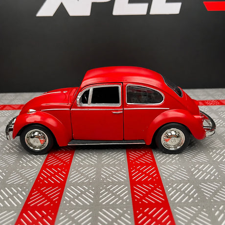 [TOY] 1:36 Volkswagen 1967 Beetle opaco rosso modellino di auto Die-Cast