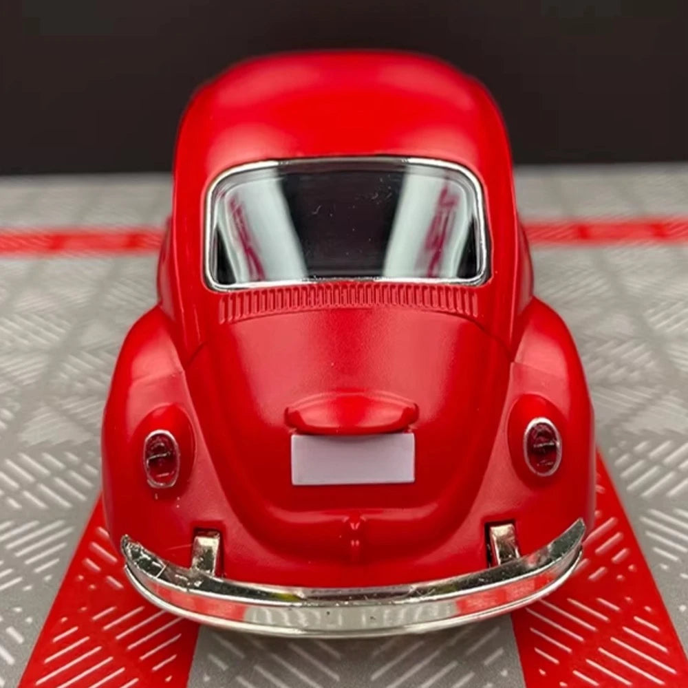 [TOY] 1:36 Volkswagen 1967 Beetle Matte Red Model Car Die-Cast