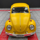 Volkswagen 1967 Beetle Matte Yellow 1:36 – Diecast Display Model Die-Cast