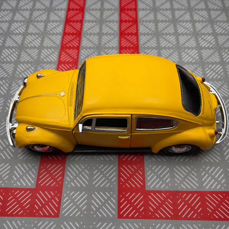 [TOY] 1:36 Volkswagen 1967 Beetle opaco giallo modellino di auto Die-Cast