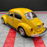 Volkswagen 1967 Beetle Matte Yellow 1:36 – Diecast Display Model Die-Cast