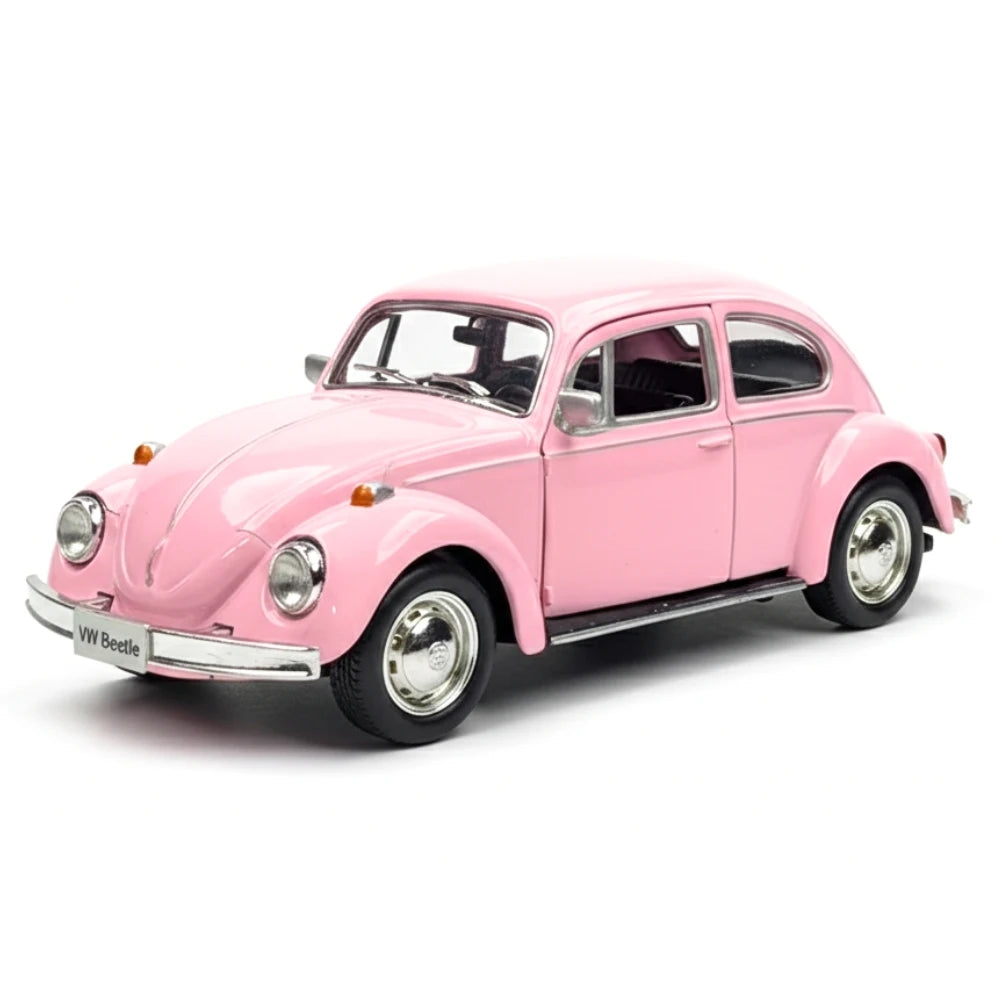 [TOY] 1:36 Volkswagen 1967 Beetle Pink Model Car Die-Cast