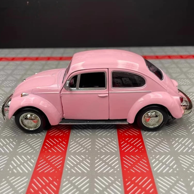 [TOY] 1:36 Volkswagen 1967 Beetle Pink Model Car Die-Cast