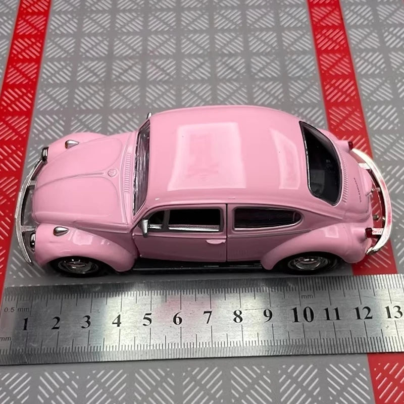 [TOY] 1:36 Volkswagen 1967 Beetle Pink Model Car Die-Cast